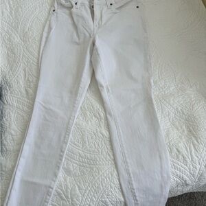 NYDJ White Straight Leg Jeans Classic Style